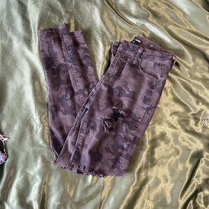Camo jeans